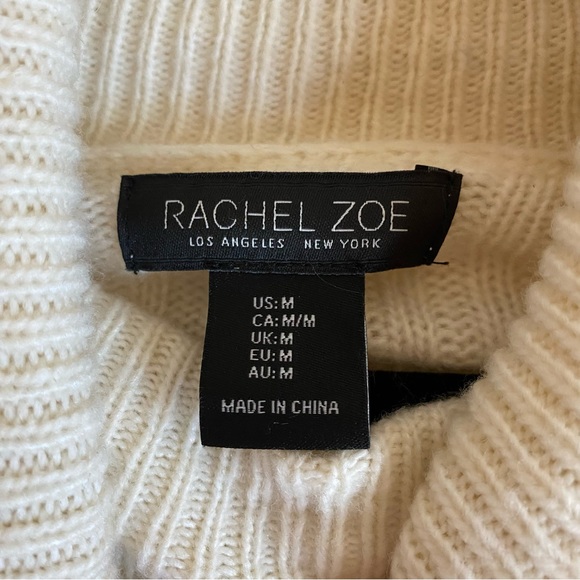 ✨Rachel Zoe✨ Cream Turtle Neck Sweater Size M - Picture 5 of 7